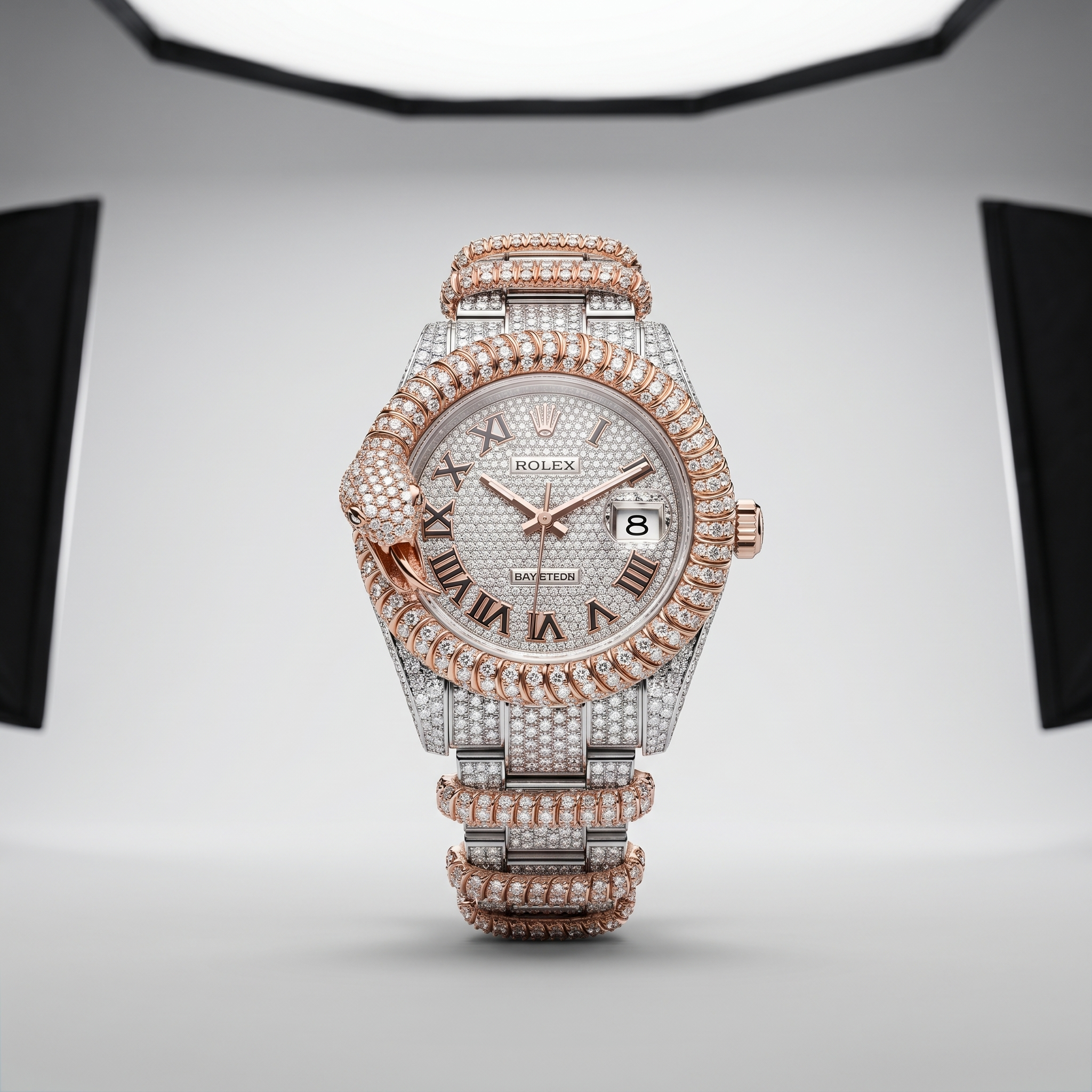 The Datejust Serpent Flooded Timepiece