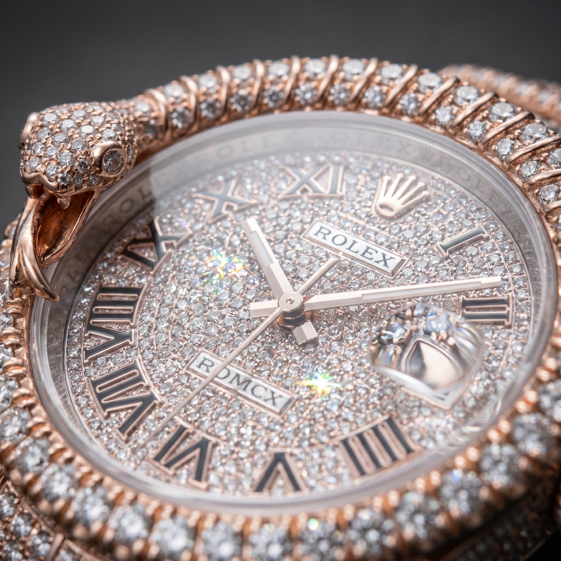 The Datejust Serpent Flooded Timepiece