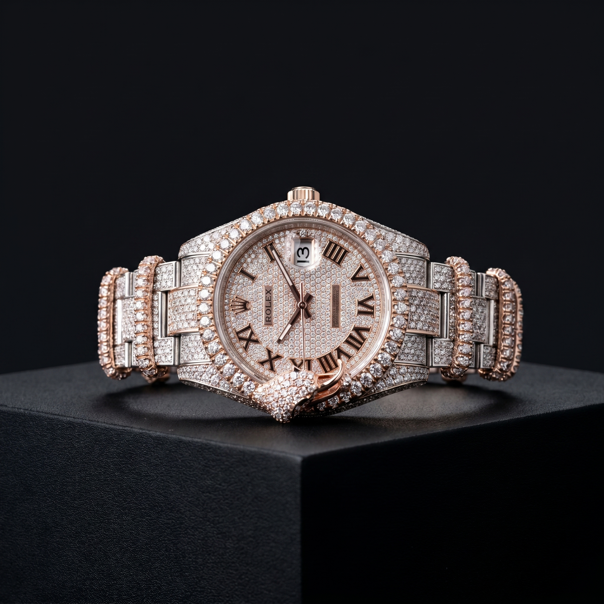 The Datejust Serpent Flooded Timepiece