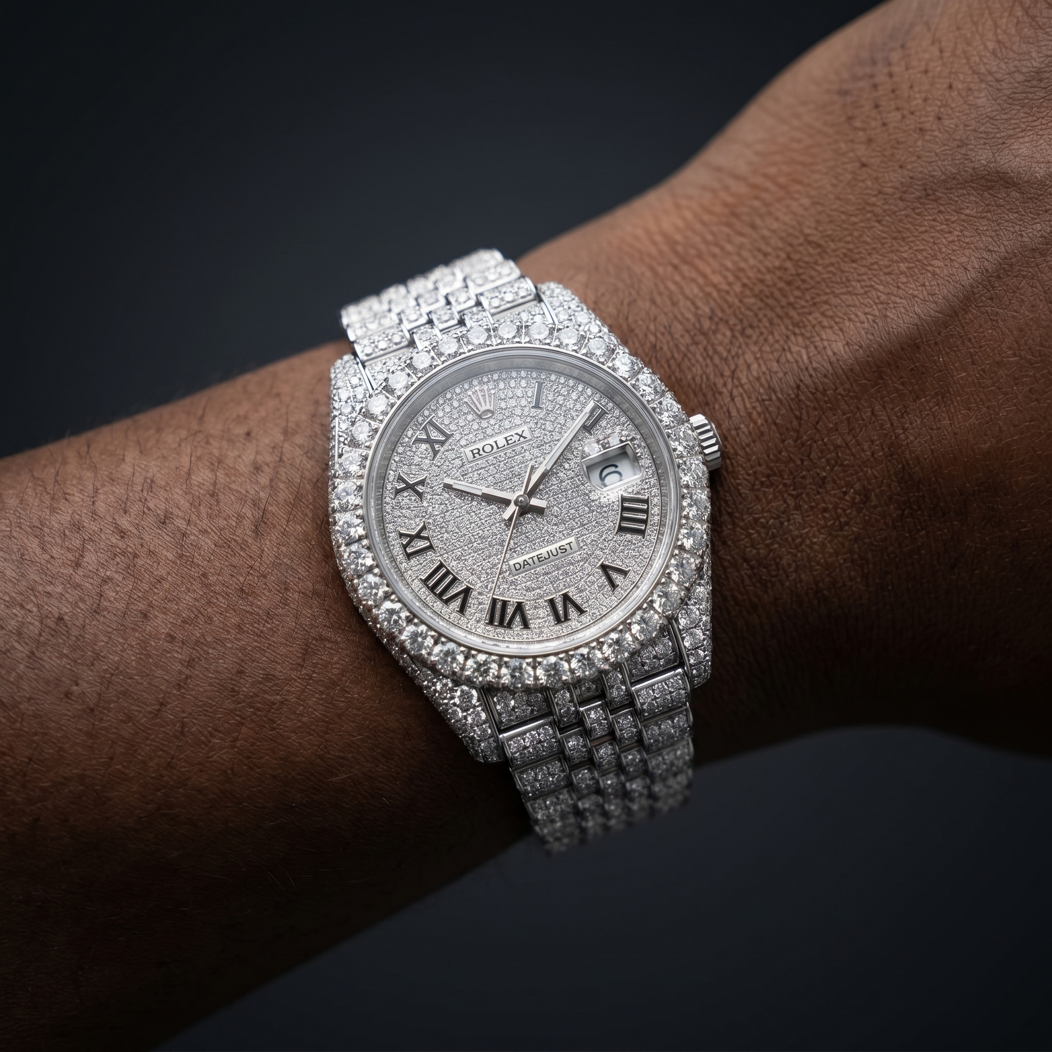 The Imperial Datejust President Bustdown