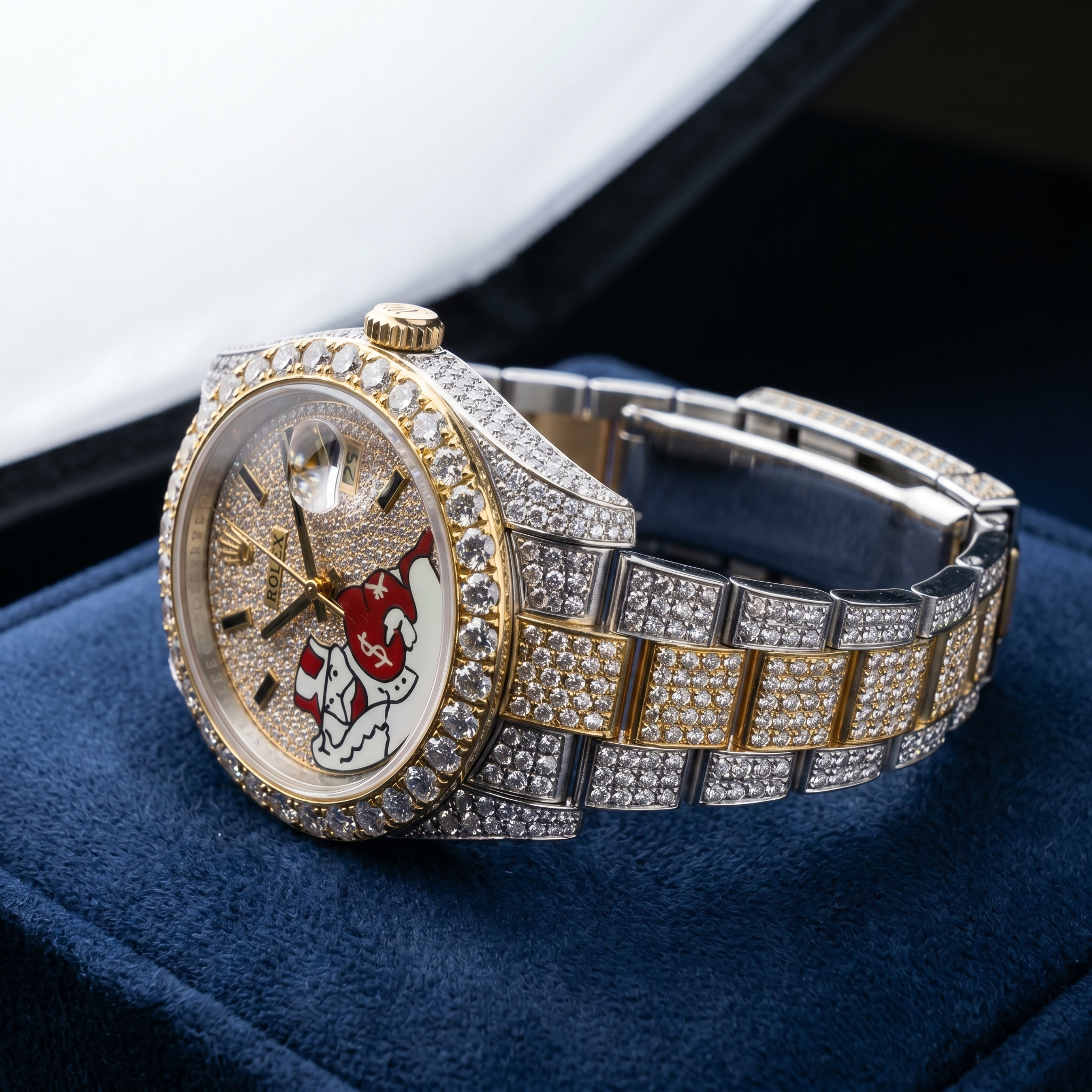 The Custom Datejust "Monopoly" Bustdown Chronometer