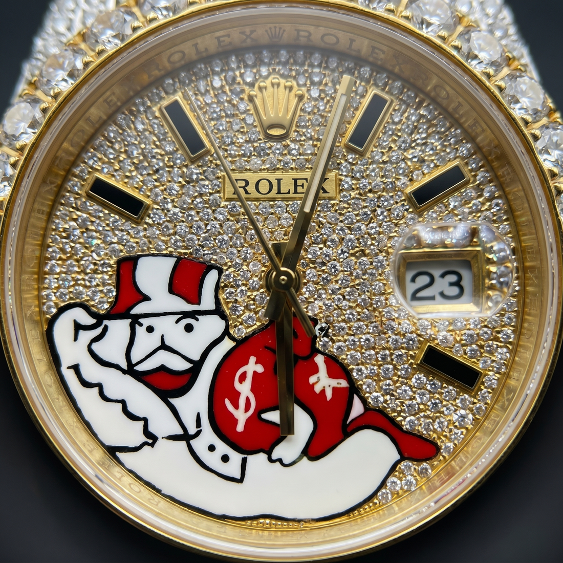 The Custom Datejust "Monopoly" Bustdown Chronometer