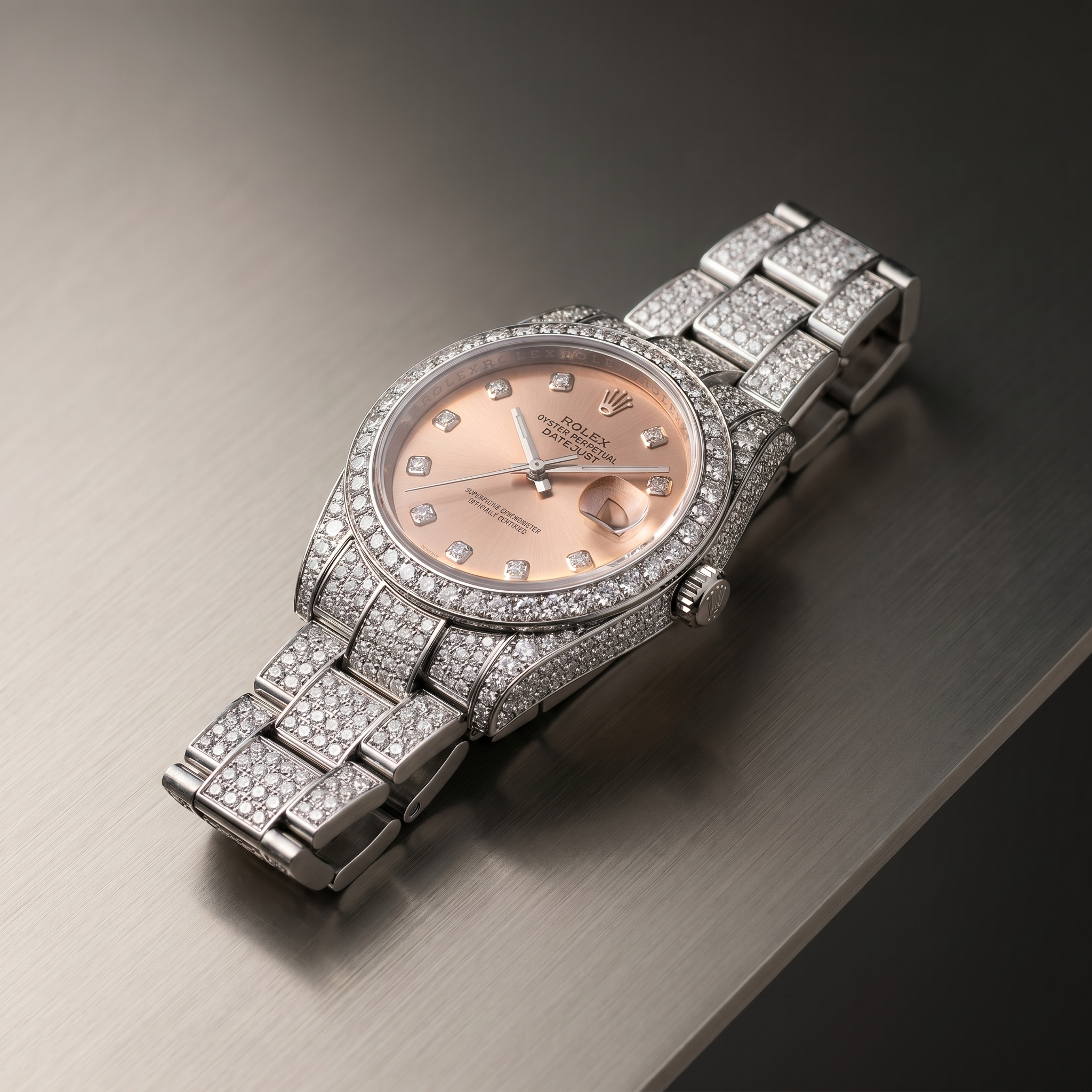 The Datejust Aura Bustdown Timepiece