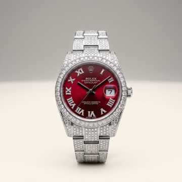 The Sovereign Datejust Chronometer in Full Pavé Moissanite