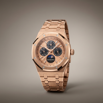 The Royal Oak Perpetual Calendar Salmon Dial Timepiece