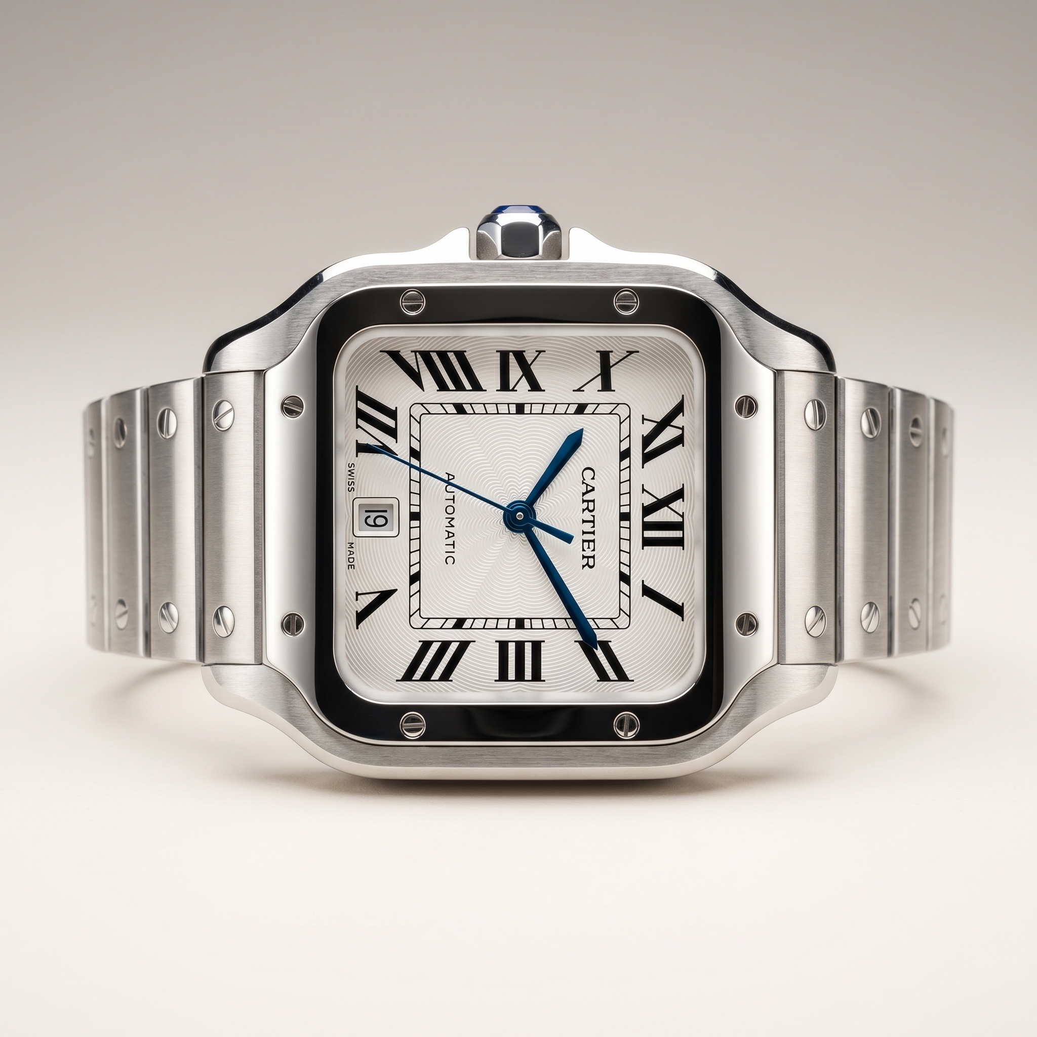 The Legacy Square Automatic Timepiece in Stainless Steel