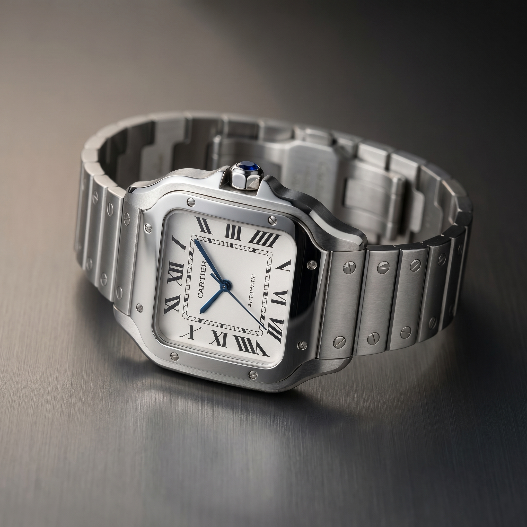 The Legacy Square Automatic Timepiece in Stainless Steel