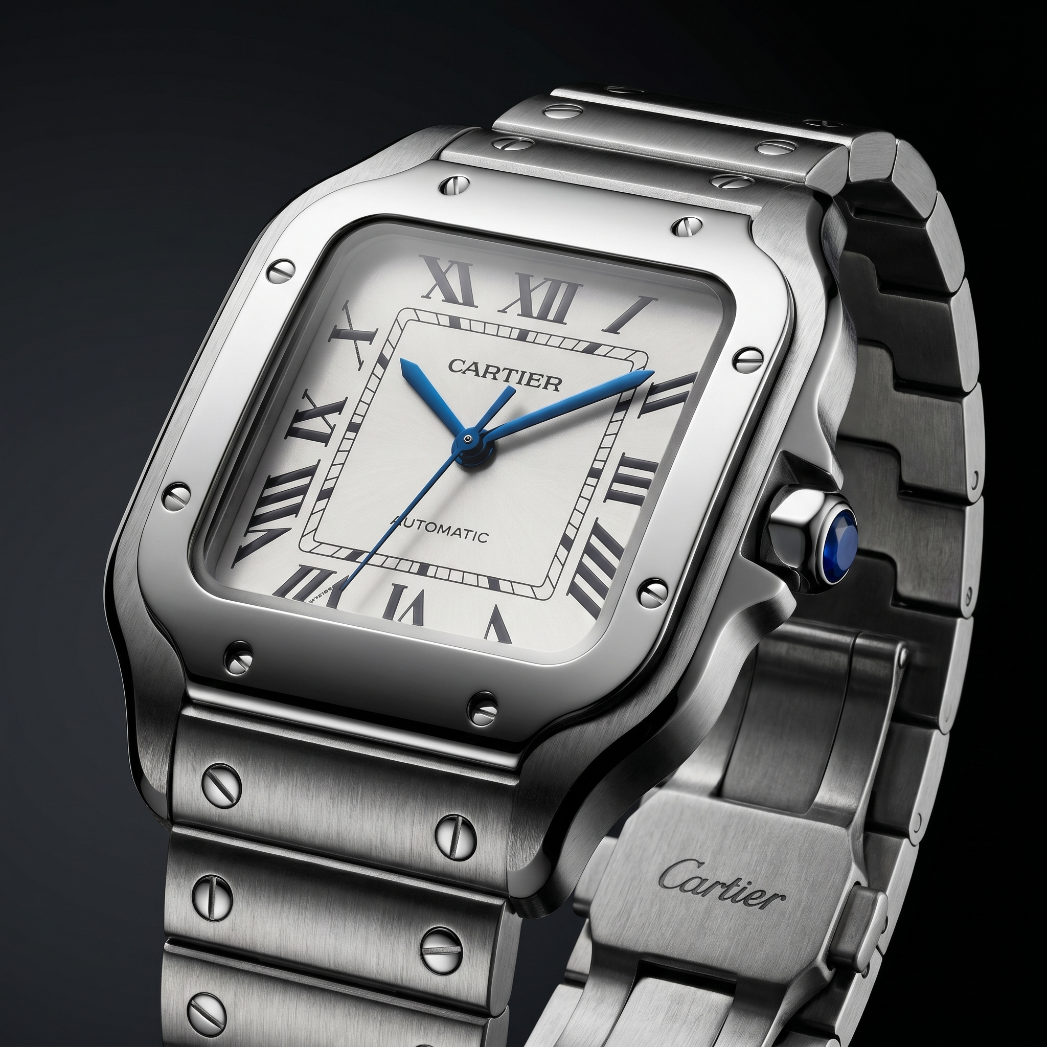 The Legacy Square Automatic Timepiece in Stainless Steel