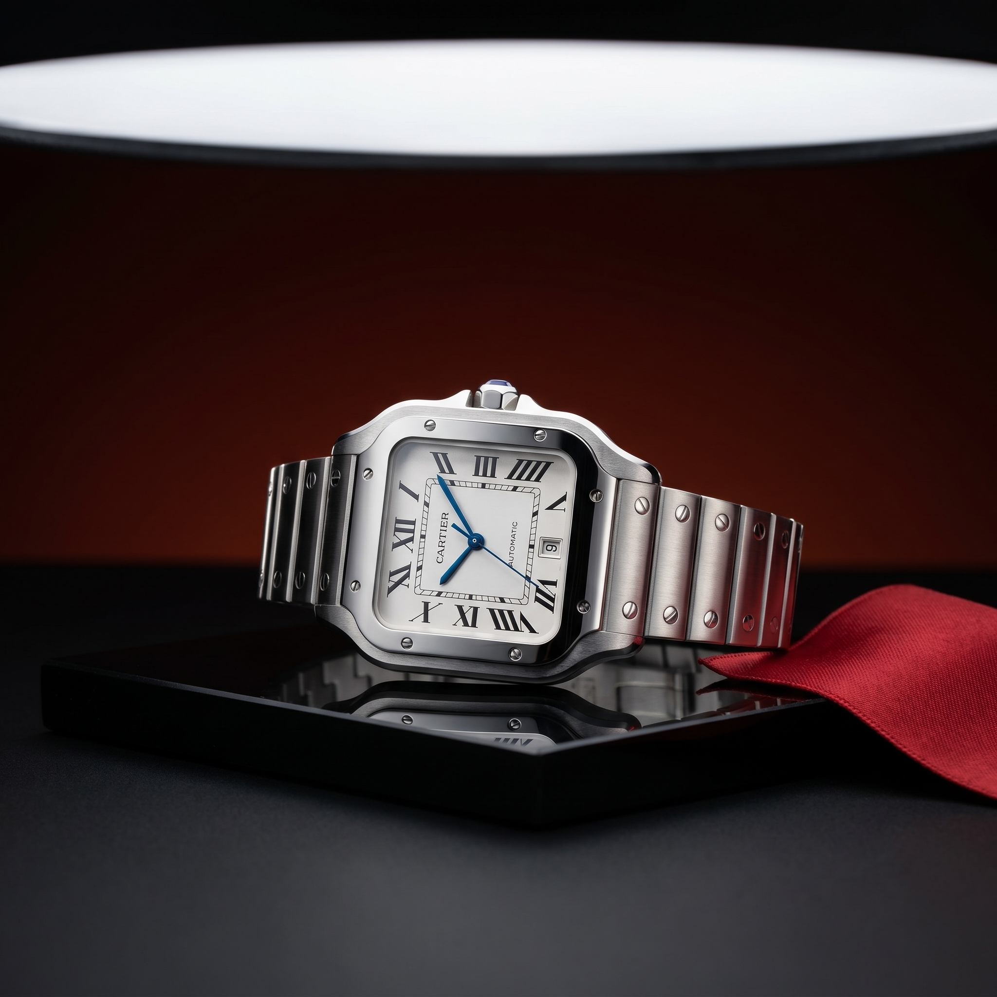The Legacy Square Automatic Timepiece in Stainless Steel