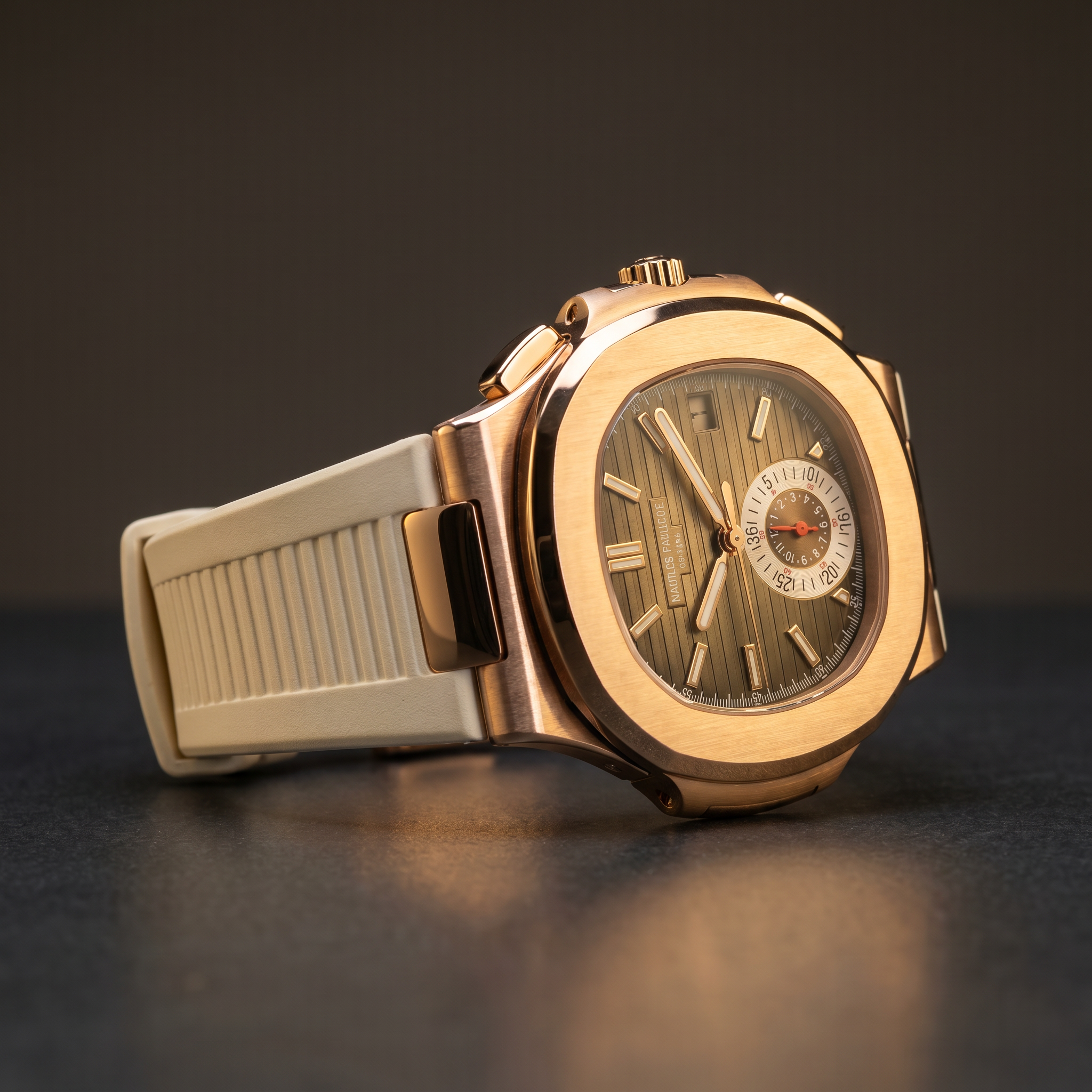 The Nautilus Flyback Chronograph Rose Gold Edition
