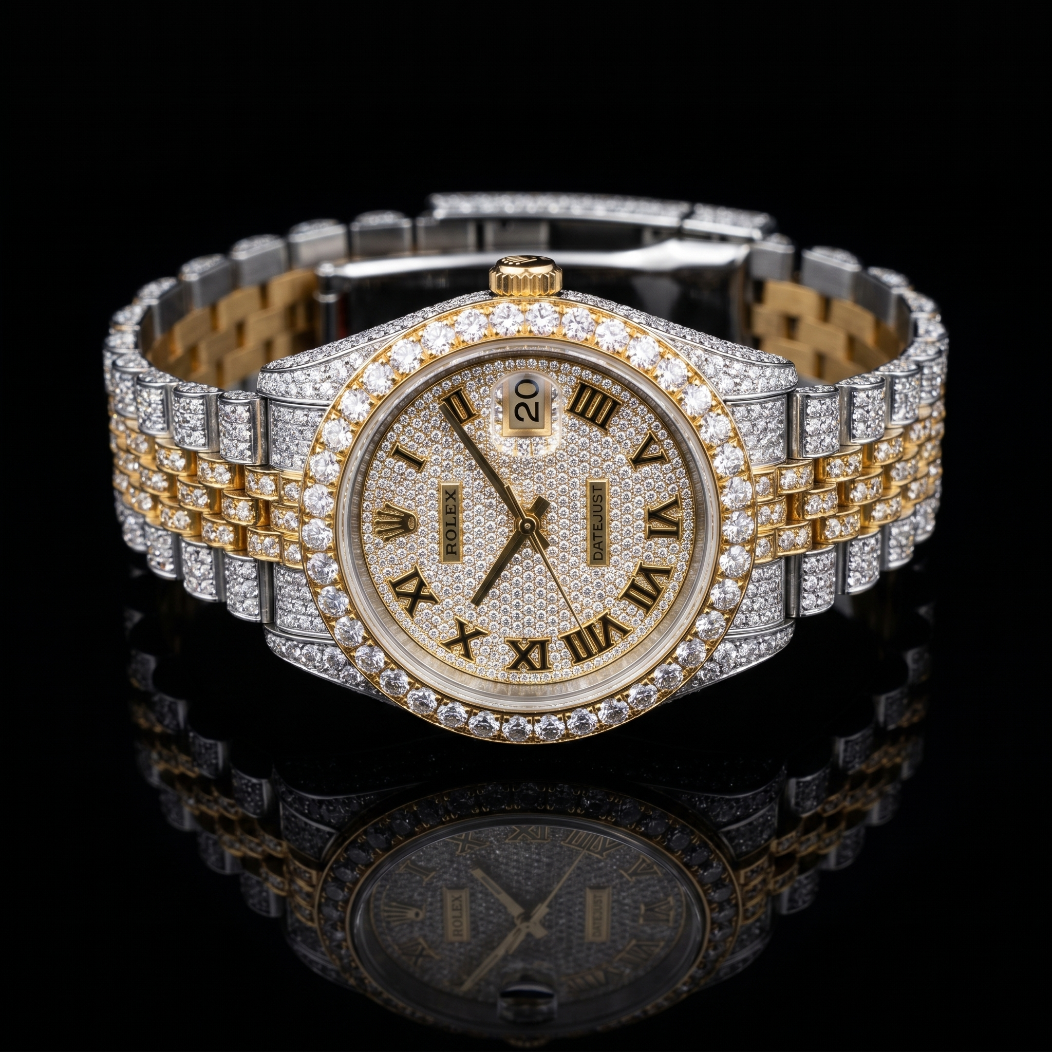 The Custom Datejust "Imperial Frost" Bustdown Chronometer