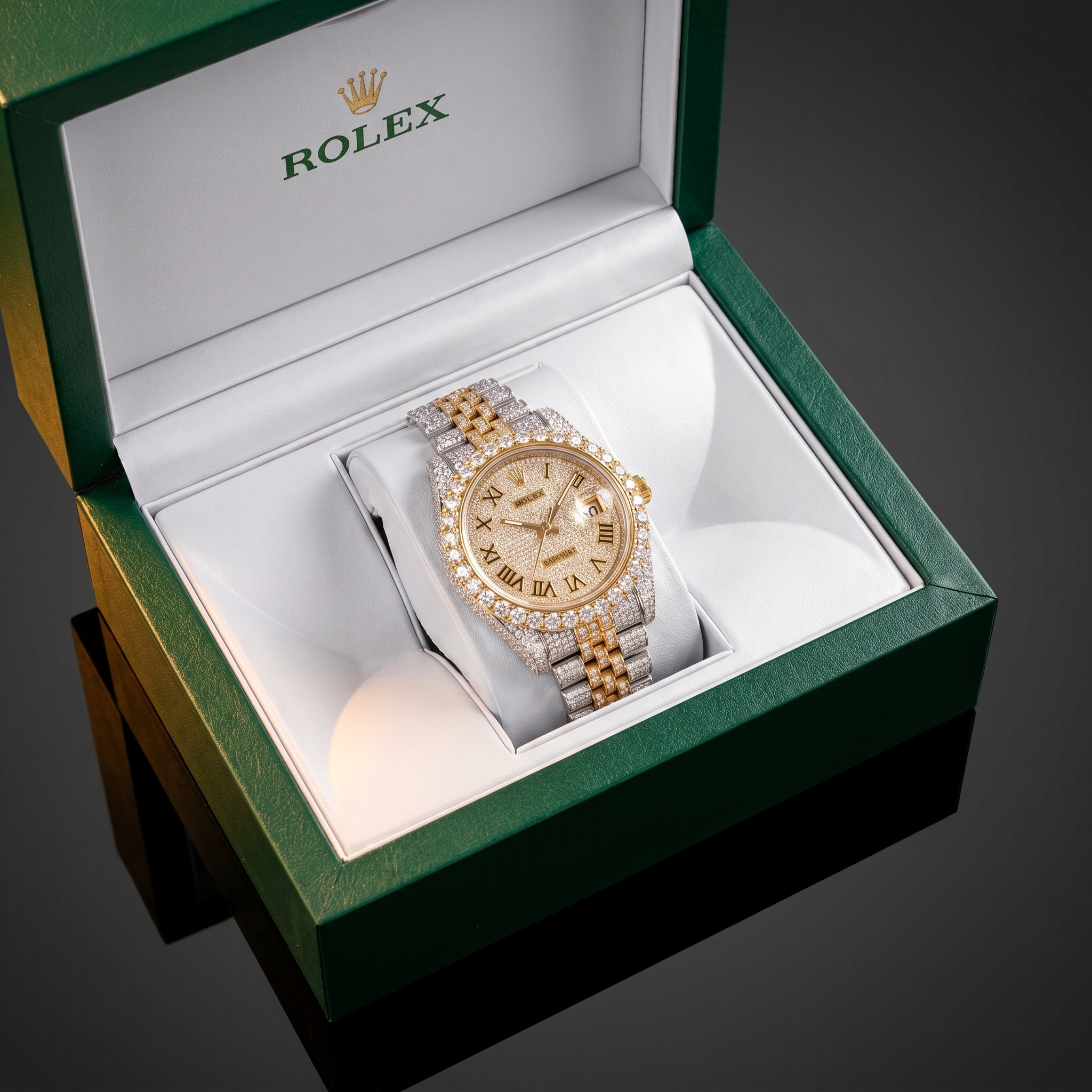 The Custom Datejust "Imperial Frost" Bustdown Chronometer