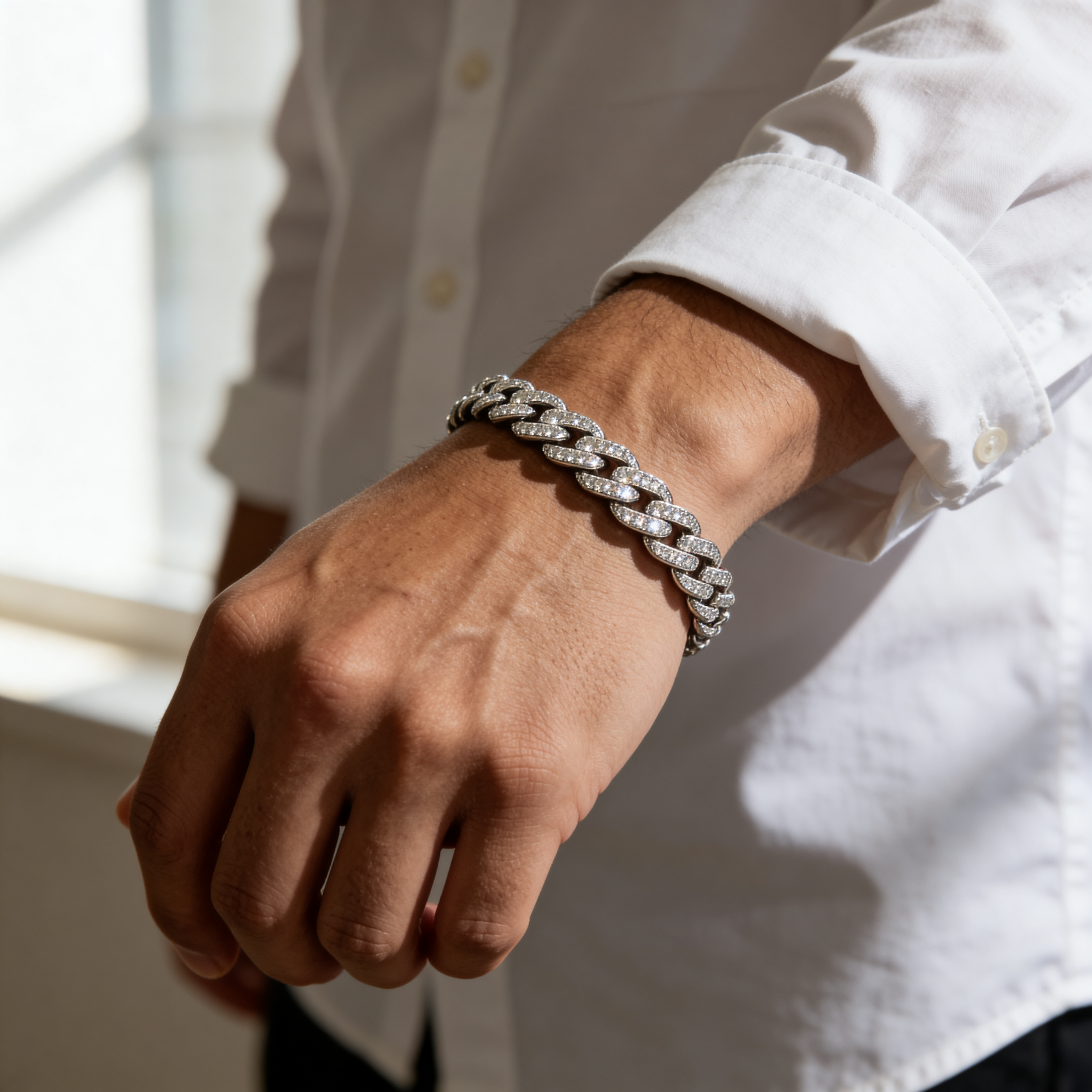 The Sovereign Pavé Miami Cuban Link Bracelet