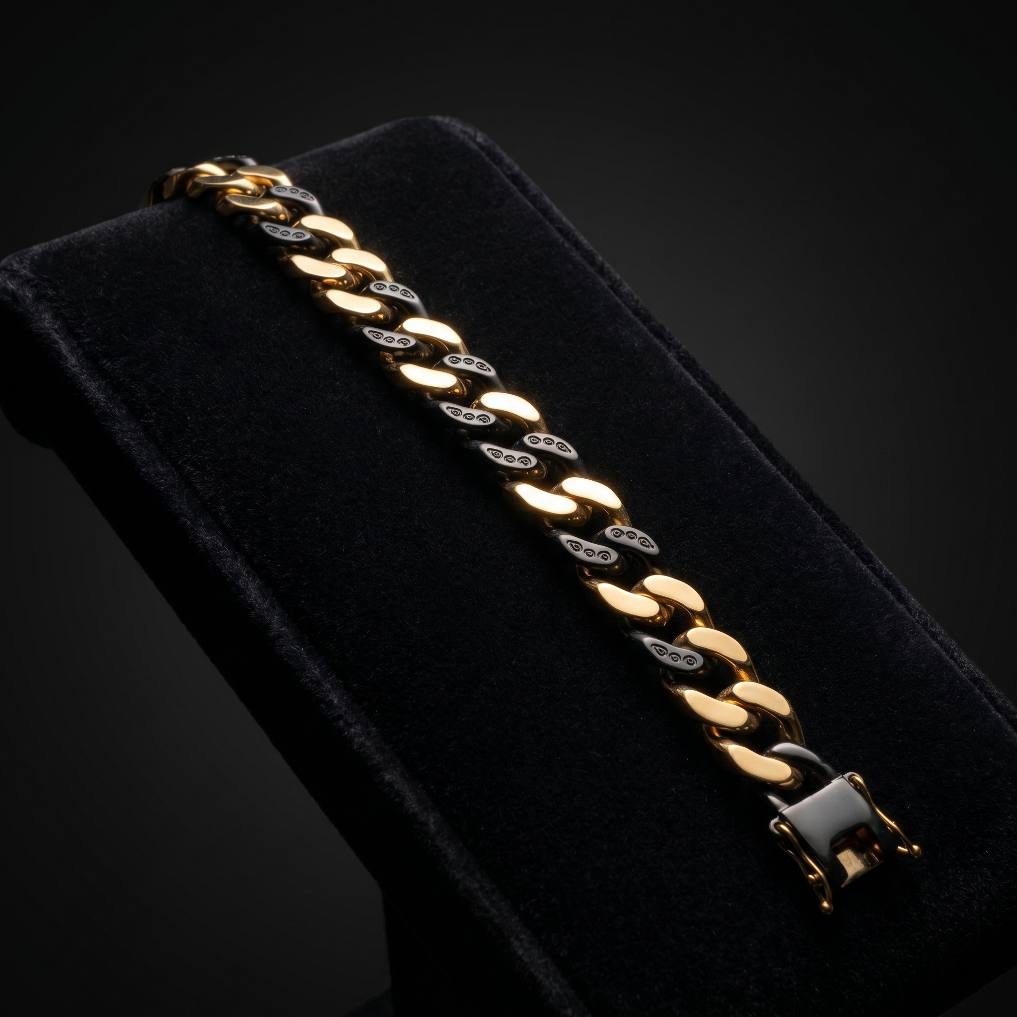 The Vanguard Dual-Tone Cuban Link Statement Bracelet