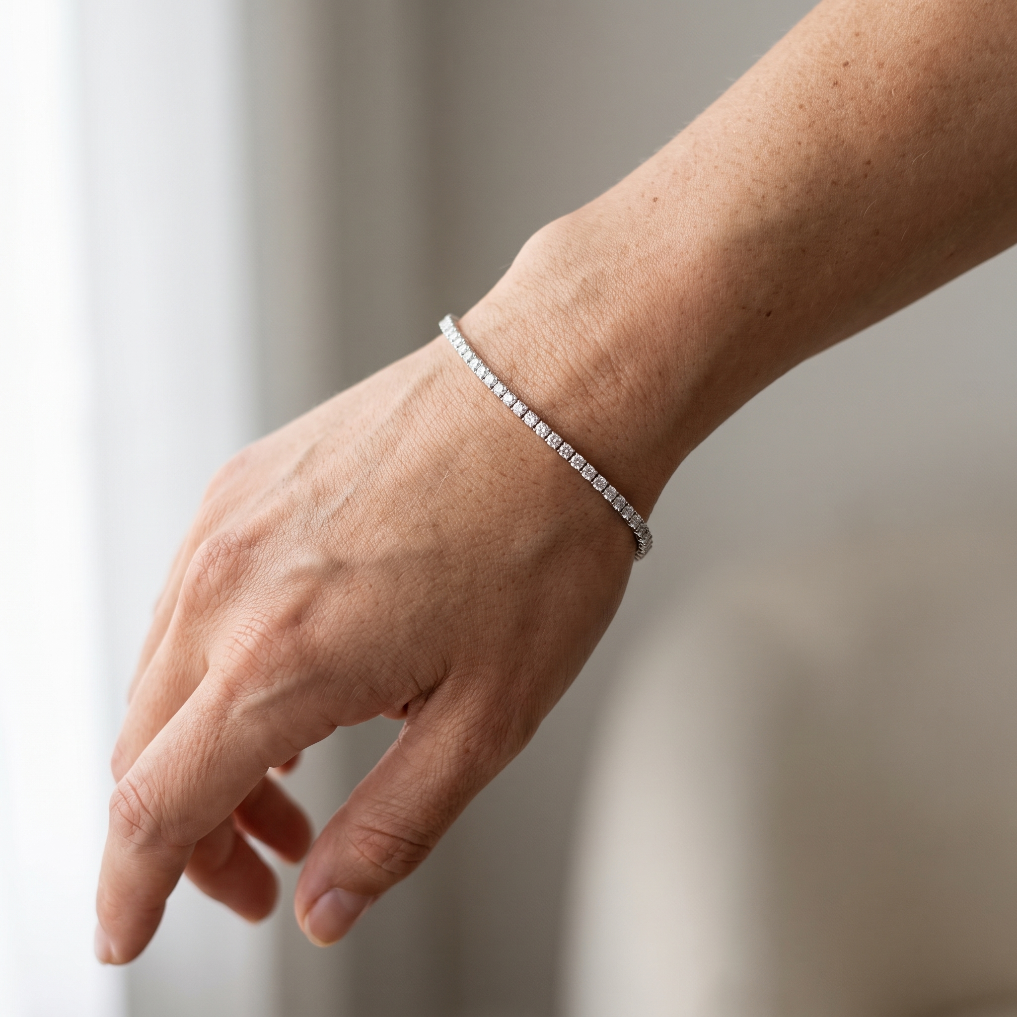 The Luminary Tennis Bracelet in Sterling Silver