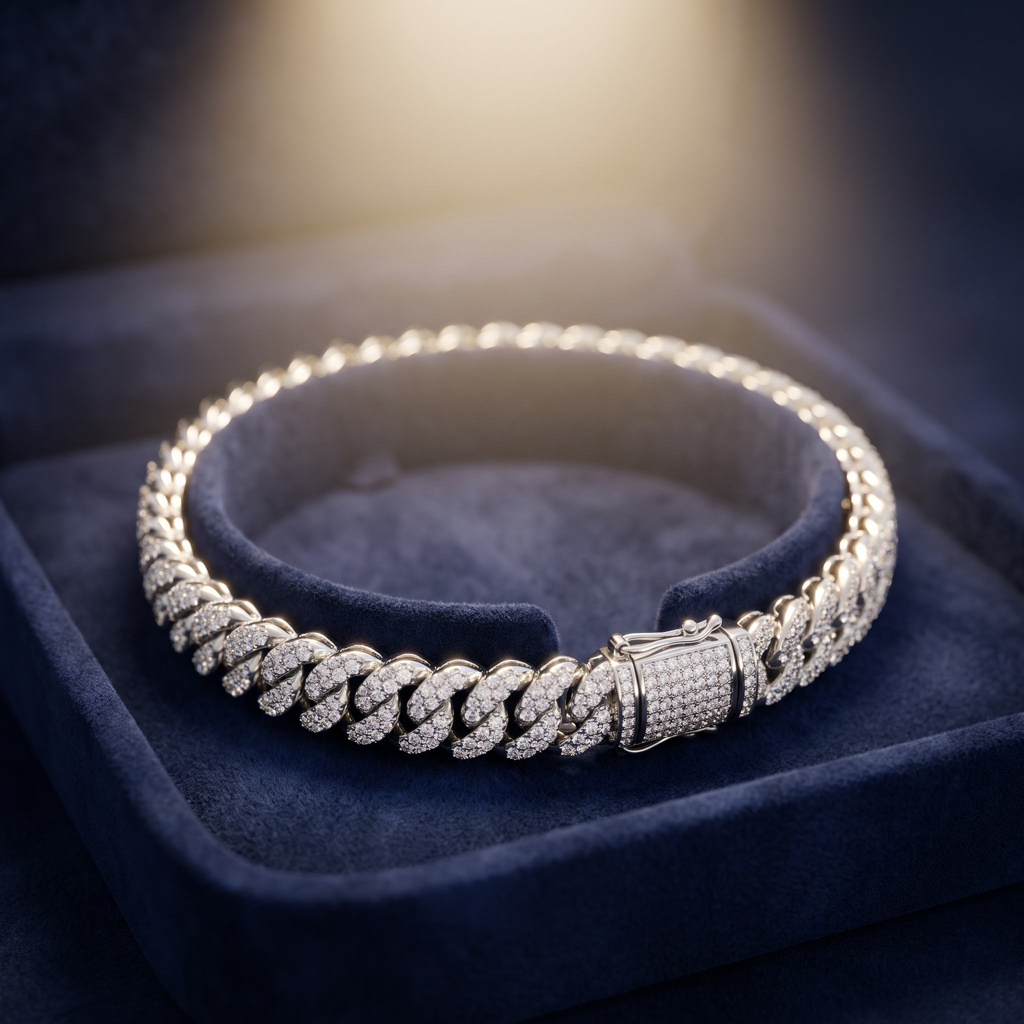 The Signature Polished Cuban Link Bracelet — Solid Paradigm Edition