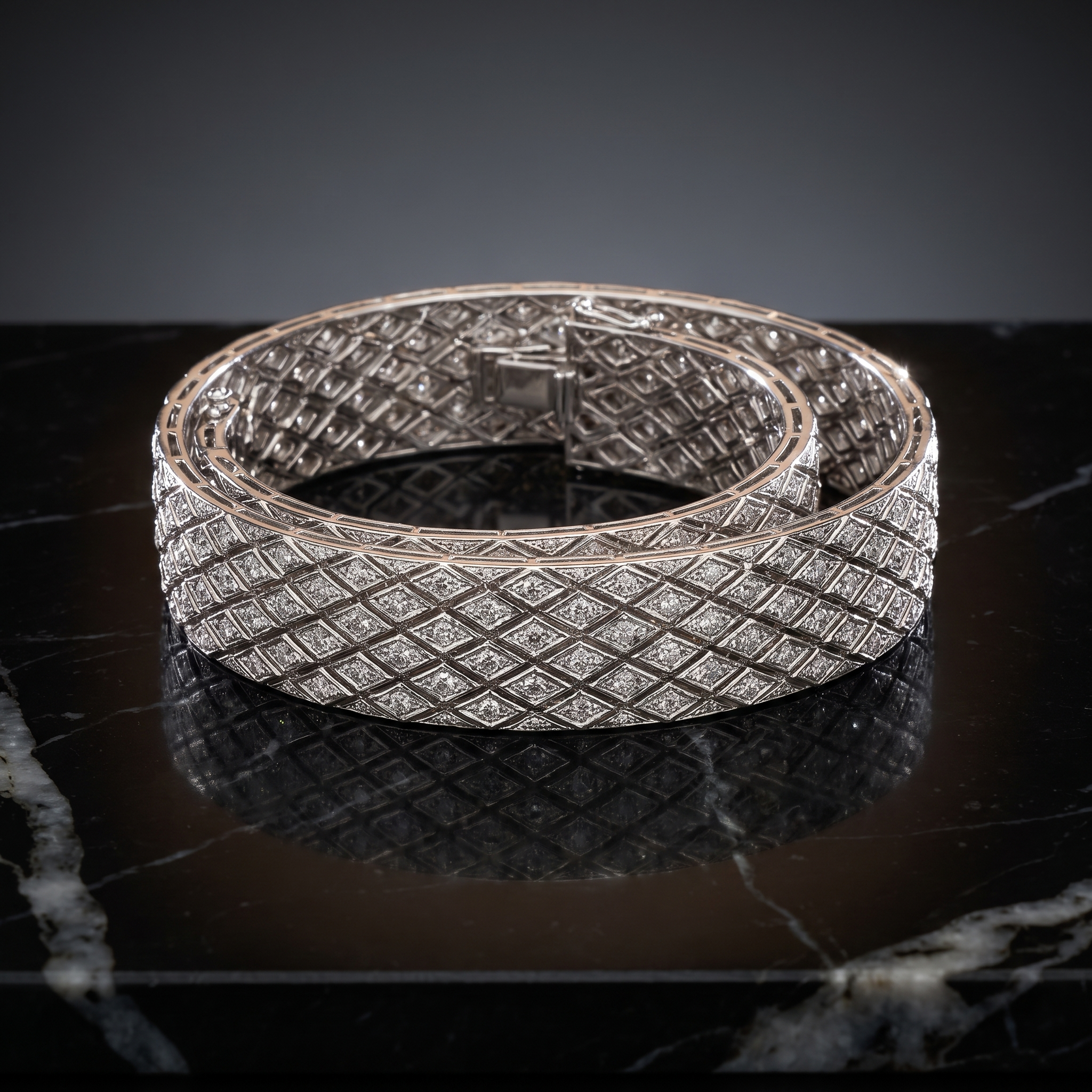 The Prism Lattice Statement Link Bracelet