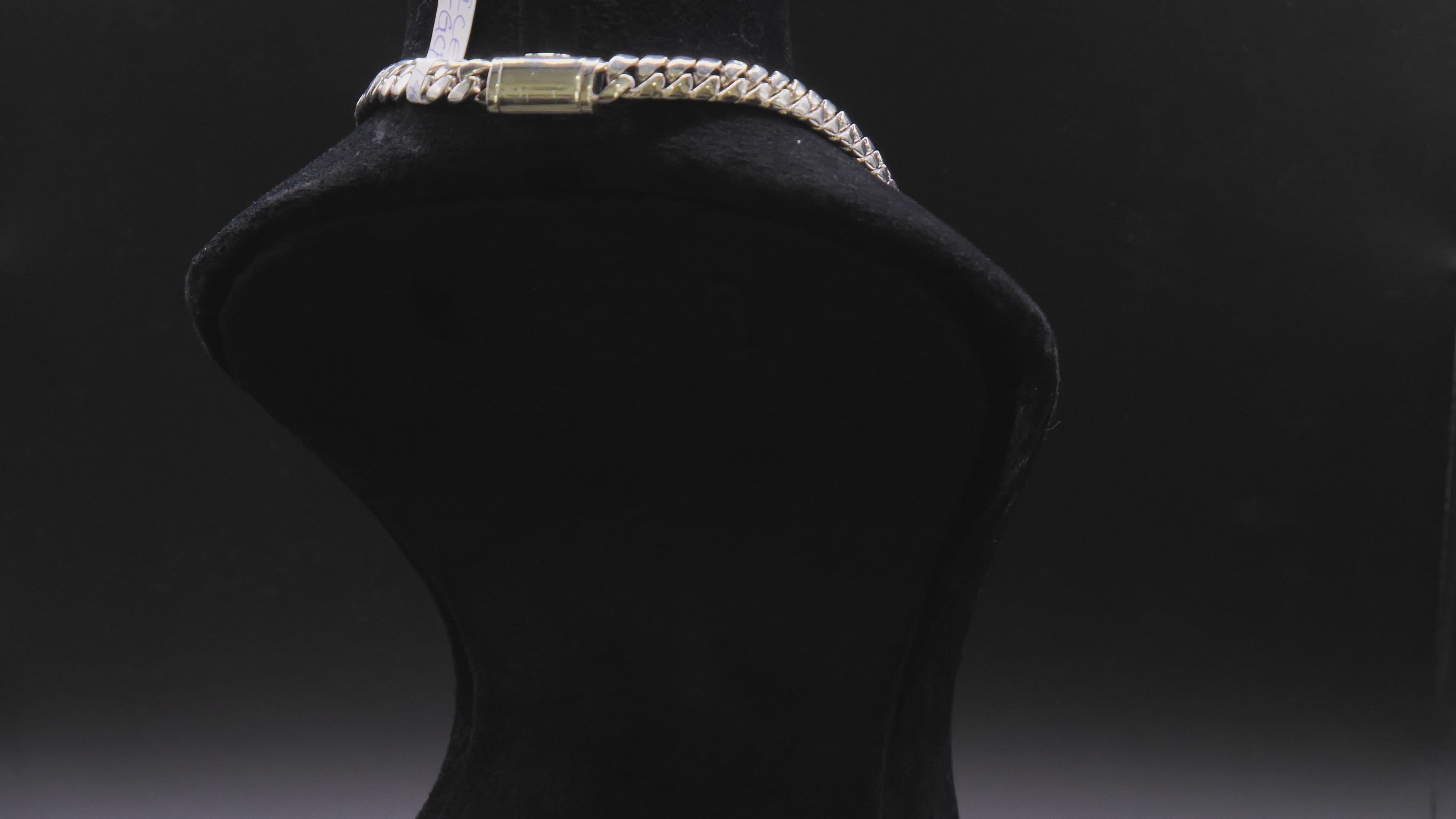 Heavyweight Polished Flat Cuban Link Chain Necklace In Silver